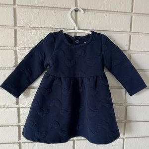 Carter’s Navy blue sweater heart  dress